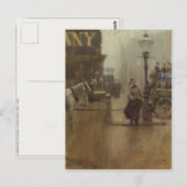 Postkarte mit Anders Zorn-Gemälde (Vorne/Hinten)