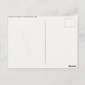 Postkarte mit Anders Zorn-Malerei (Rückseite)