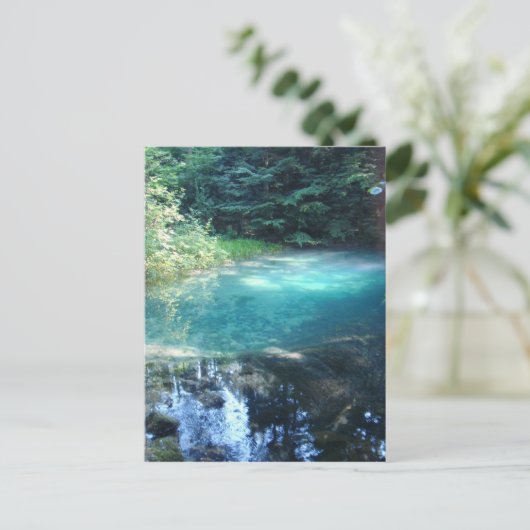 Postkarte mit Aussicht auf den Dracula See (Stehend Vorderseite)