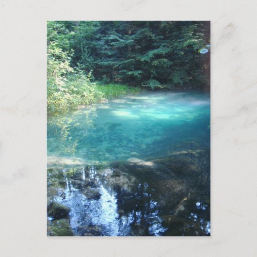 Postkarte mit Aussicht auf den Dracula See (Vorderseite)