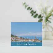 Postkarte mit Aussicht auf den Gardasee (Stehend Vorderseite)