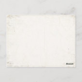 Postkarte mit Baseball-Memorabilien drucken (Rückseite)