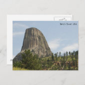 Postkarte mit beliebten Orten (Vorne/Hinten)