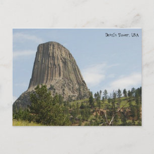 Postkarte mit beliebten Orten