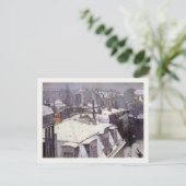 Postkarte mit berühmtem Wintergemälde (Stehend Vorderseite)
