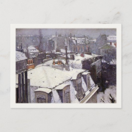 Postkarte mit berühmtem Wintergemälde (Vorderseite)