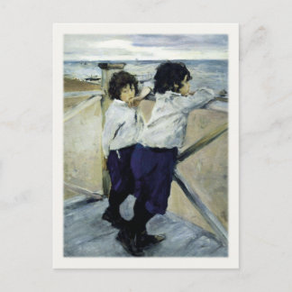 Postkarte mit berühmter Malerei