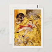 Postkarte mit berühmter Malerei (Vorne/Hinten)