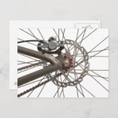Postkarte mit Bike Wheel Hub (Vorne/Hinten)