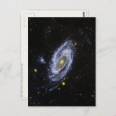 Postkarte mit Bild vom Weltraum (Vorne/Hinten)