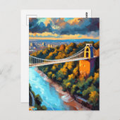 Postkarte mit britischem Thema (Vorne/Hinten)