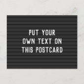 Postkarte mit Buchstabenempfang (Vorderseite)