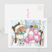 Postkarte mit Bunny und Bugs (Vorne/Hinten)