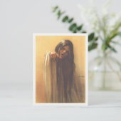 Postkarte mit Carlos Schwabe Gemälde (Stehend Vorderseite)