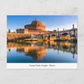 Postkarte mit Castel Sant'Angelo (Vorderseite)