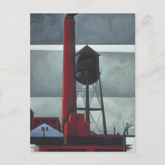 Postkarte mit Charles Demuth-Malerei (Vorderseite)