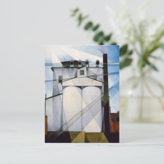 Postkarte mit Charles Demuth-Malerei (Stehend Vorderseite)