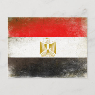 Postkarte mit Cooler Flagge aus Ägypten