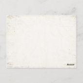 Postkarte mit Cooler kalifornischer Flagge (Rückseite)