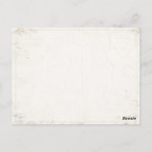 Postkarte mit Cooler Vintager Polizist (Rückseite)