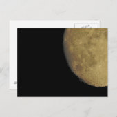 Postkarte mit dem Mond (Vorne/Hinten)