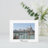 Postkarte mit dem Text "Venedig" und Gondeln (Stehend Vorderseite)