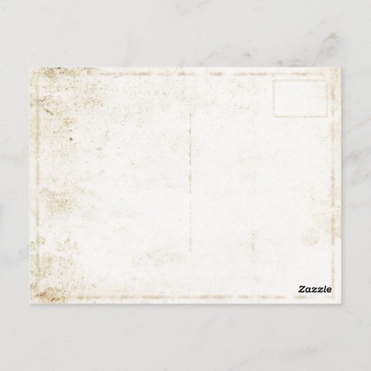 Postkarte mit der Silhouette der Hauptstadt Hill (Rückseite)