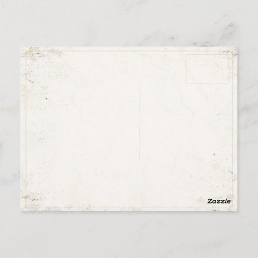 Postkarte mit Detail Caravaggio Malerei (Rückseite)