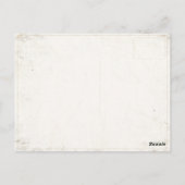 Postkarte mit "Distressed Flag" aus Island (Rückseite)