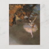 Postkarte mit Edgar Degas Malerei (Vorderseite)
