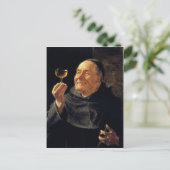 Postkarte mit Eduard Grutzner-Gemälde (Stehend Vorderseite)