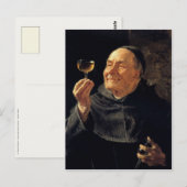 Postkarte mit Eduard Grutzner-Gemälde (Vorne/Hinten)