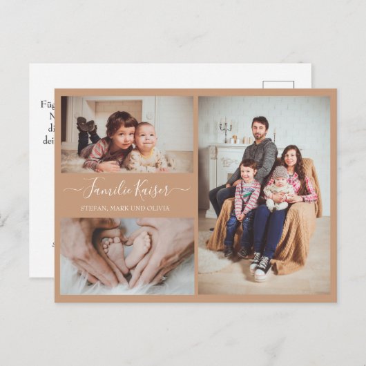 Postkarte mit eigenen Bildern gestalten (Vorne/Hinten)