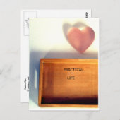 Postkarte mit Elementen aus Montessori (Vorne/Hinten)