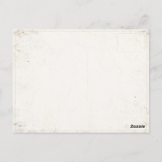 Postkarte mit Fahne aus Südafrika (Rückseite)