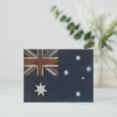 Postkarte mit Flagge aus Australien (Stehend Vorderseite)