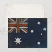Postkarte mit Flagge aus Australien (Vorne/Hinten)