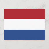 Postkarte mit Flagge der Niederlande (Vorderseite)