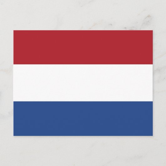 Postkarte mit Flagge der Niederlande (Vorderseite)