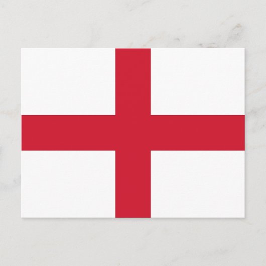 Postkarte mit Flagge des England (Vorderseite)