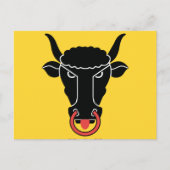 Postkarte mit Flagge des Kantons Uri, Schweiz (Vorderseite)