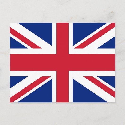 Postkarte mit Flagge des Vereinigten Königreichs (Vorderseite)