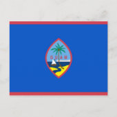 Postkarte mit Flagge Guam - USA (Vorderseite)