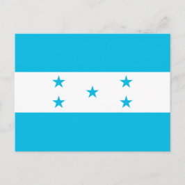 Postkarte mit Flagge Honduras