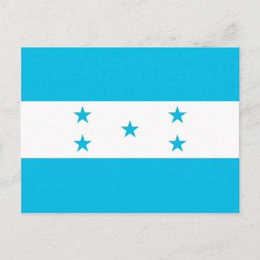 Postkarte mit Flagge Honduras (Vorderseite)