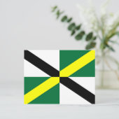 Postkarte mit Flagge Monterey, Kalifornien (Stehend Vorderseite)