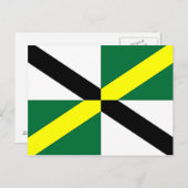 Postkarte mit Flagge Monterey, Kalifornien (Vorne/Hinten)