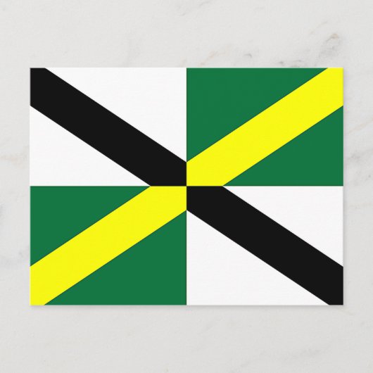 Postkarte mit Flagge Monterey, Kalifornien (Vorderseite)