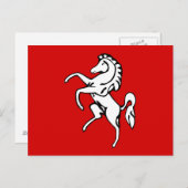 Postkarte mit Flagge von Kent, England (Vorne/Hinten)