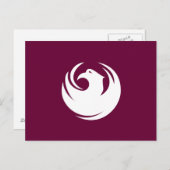 Postkarte mit Flagge von Phoenix, Arizona (Vorne/Hinten)